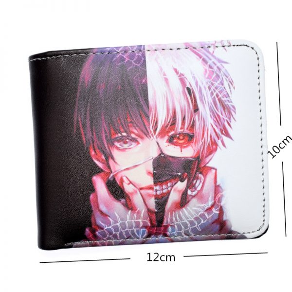 Anime Tokyo Ghoul Death Note Short Wallet With Coin Pocket Money Bag for Men Women 2 - Tokyo Ghoul Merch Store