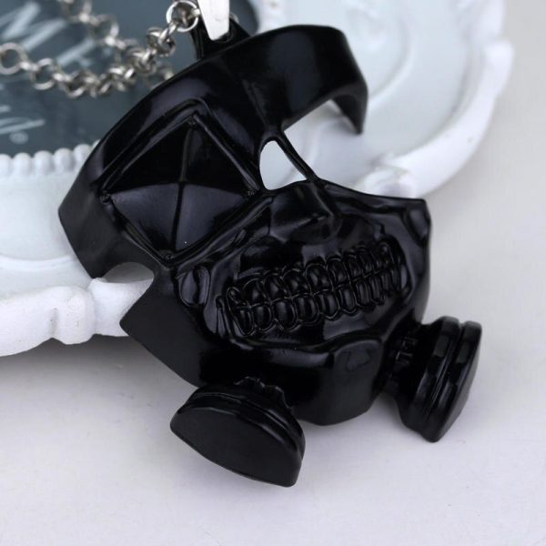 Anime Tokyo Ghoul Necklace Kanek Ken Cosplay Pendant Necklace Long Chain Accessories Men Halloween Gifts 4 - Tokyo Ghoul Merch Store