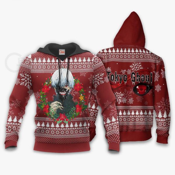 Ken Kaneki Cool Ugly Christmas Sweater Tokyo Ghoul Gift Idea VA11Official Tokyo Ghoul Merch