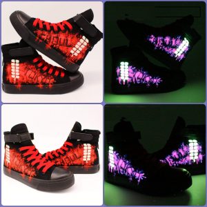 Tokyo Ghoul Leuchtende Schuhe | Handbemalt LuminousOfficial Tokyo Ghoul Merch