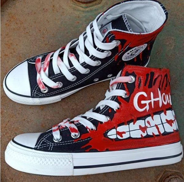 Tokyo Ghoul Shoes High Top Canvas Anime ShoesOfficial Tokyo Ghoul Merch