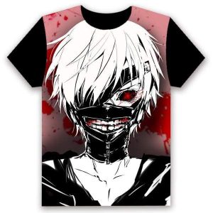 Tokyo Ghoul T-Shirt | Vollfarbdruck MilchseidenstoffOffizieller Tokyo Ghoul Merch