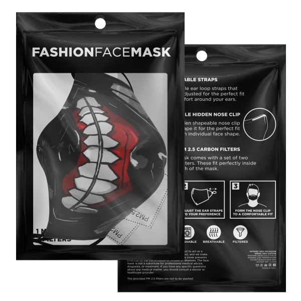 Kaneki's Mask V3 Tokyo Ghoul Premium Carbon Filter Face MaskOfficial Tokyo Ghoul Merch