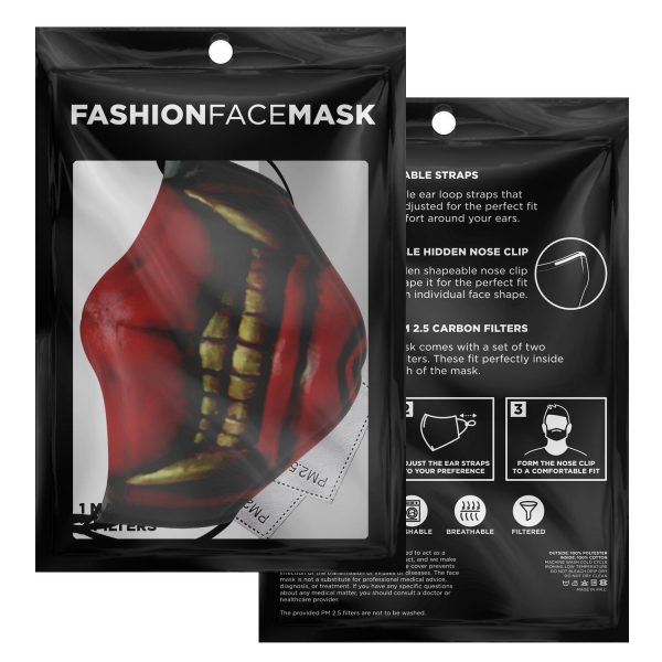koma mask tokyo ghoul premium carbon filter face mask 932265 1 - Tokyo Ghoul Merch Store