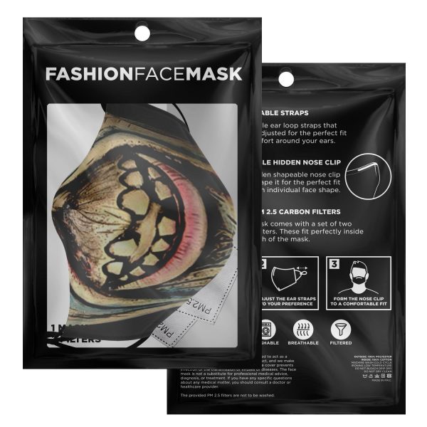 scary face zombie tokyo ghoul premium carbon filter face mask 214581 1 - Tokyo Ghoul Merch Store