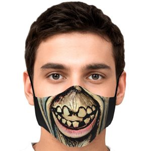 Scary Face Zombie Tokyo Ghoul Masque facial avec filtre à charbon PremiumOfficial Tokyo Ghoul Merch