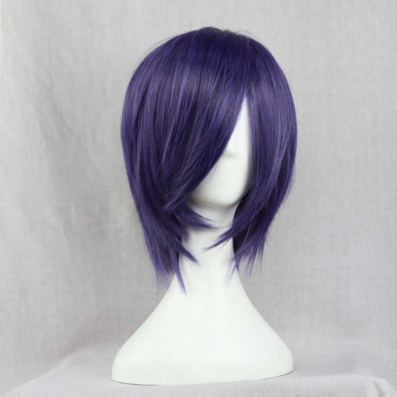 Tokyo Ghoul Cosplay - Touka Kirishima Wig, Short Purple Hair