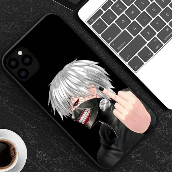 Japanese anime Tokyo Ghoul Japan Suave TPU Phone Case For iPhone XR X XS 11 12 1 - Tokyo Ghoul Merch Store