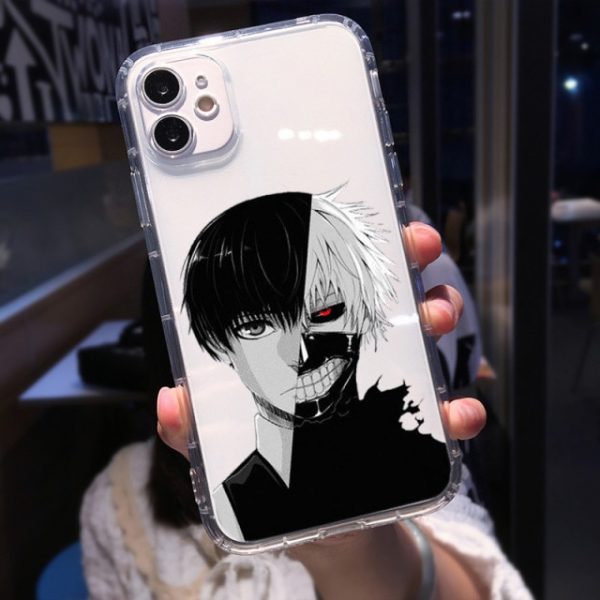 Soft Clear Shockproof Phone Case for IPhone 13 XR X XS 12 11 Pro Max 7 4.jpg 640x640 4 - Tokyo Ghoul Merch Store