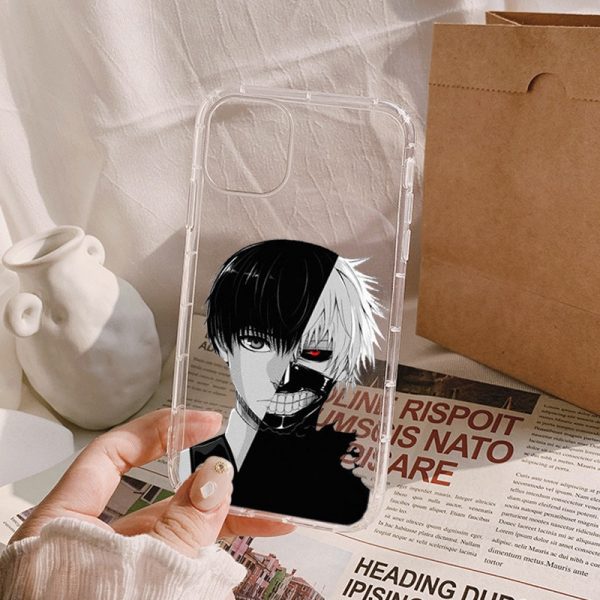 Soft Clear Shockproof Phone Case for IPhone 13 XR X XS 12 11 Pro Max 7 5 - Tokyo Ghoul Merch Store