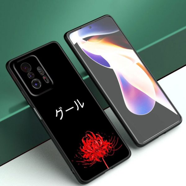 Anime Tokyo Ghoul Flowers Phone Case For Xiaomi Mi POCO X3 NFC GT M4 M3 12 1 - Tokyo Ghoul Merch Store